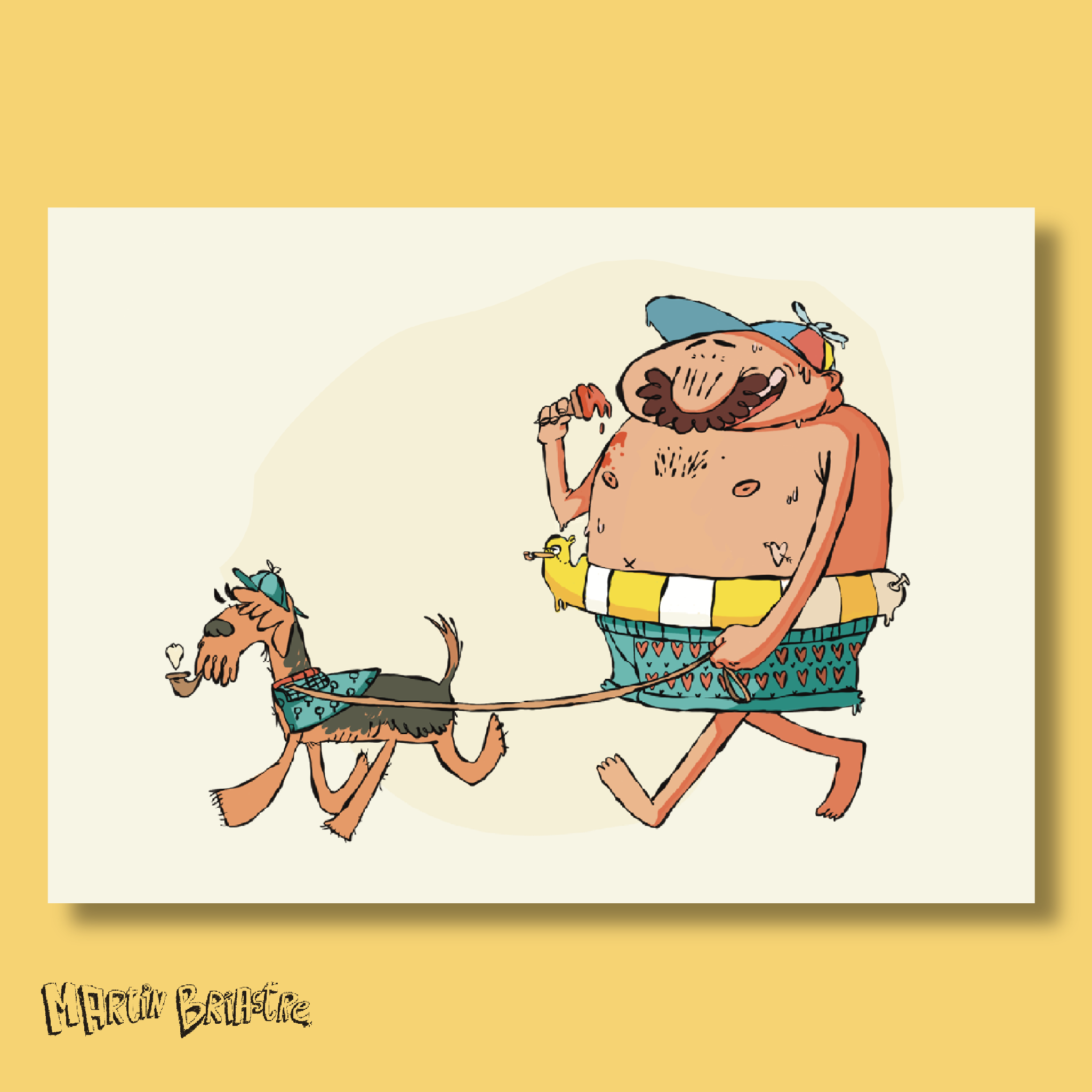 Print Marcel avec toutou