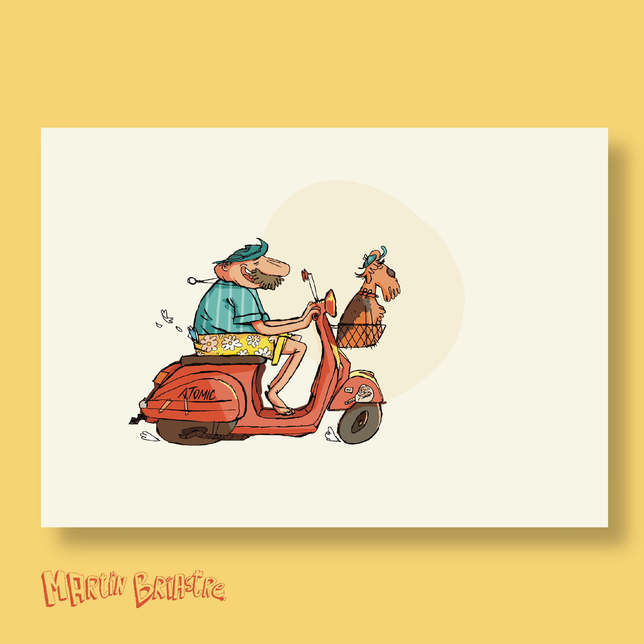 Print Marcel Vespa