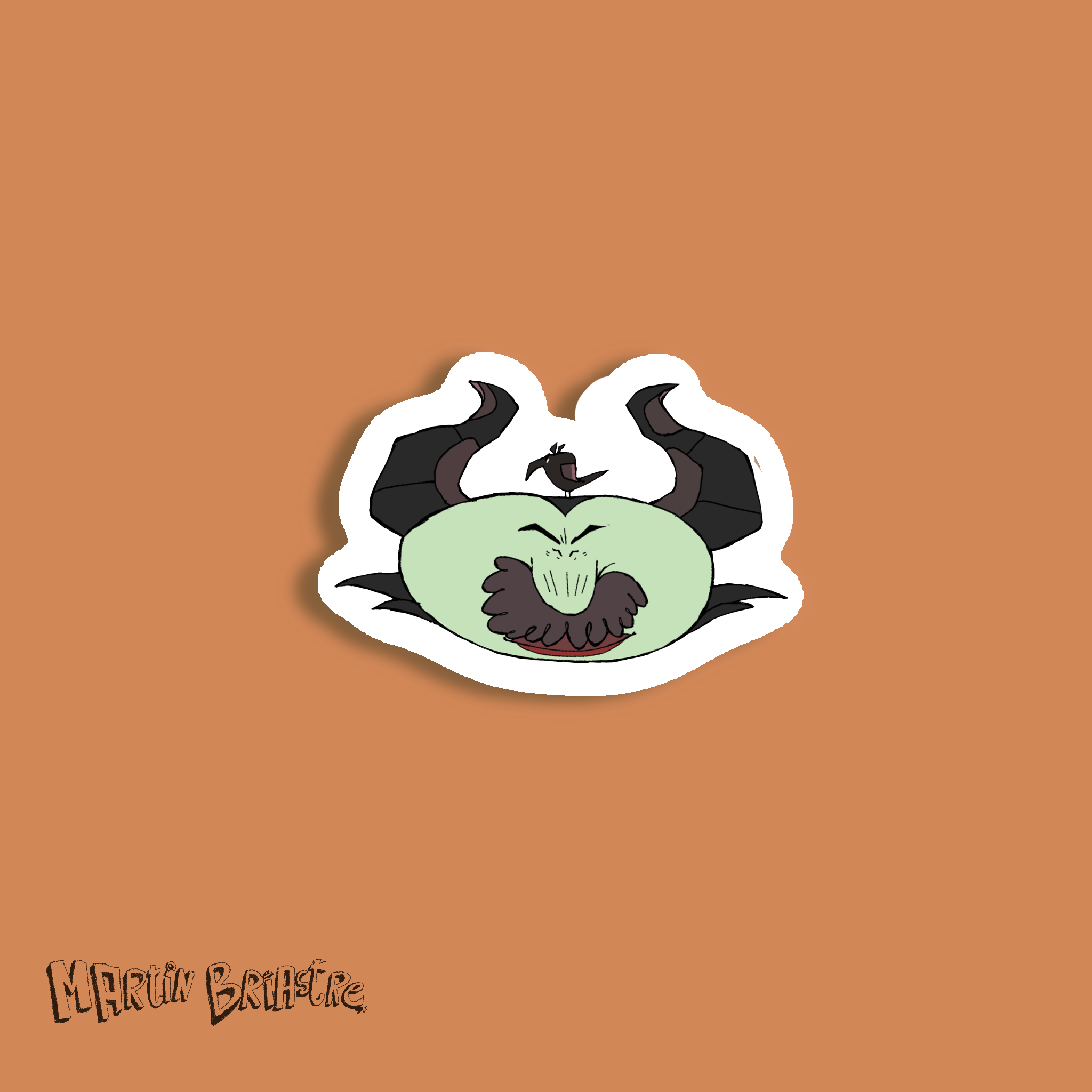 Sticker Marcel Maléfique