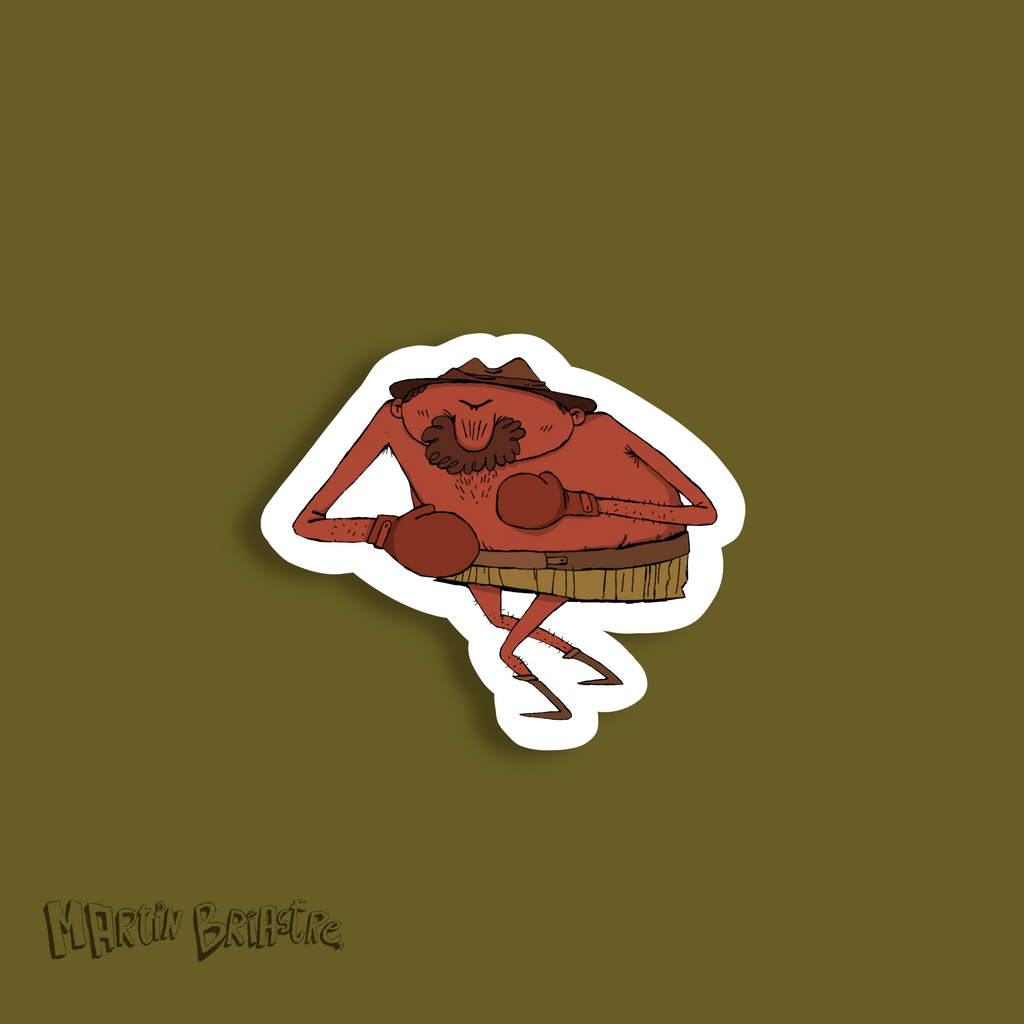 Sticker Marcel bagarre