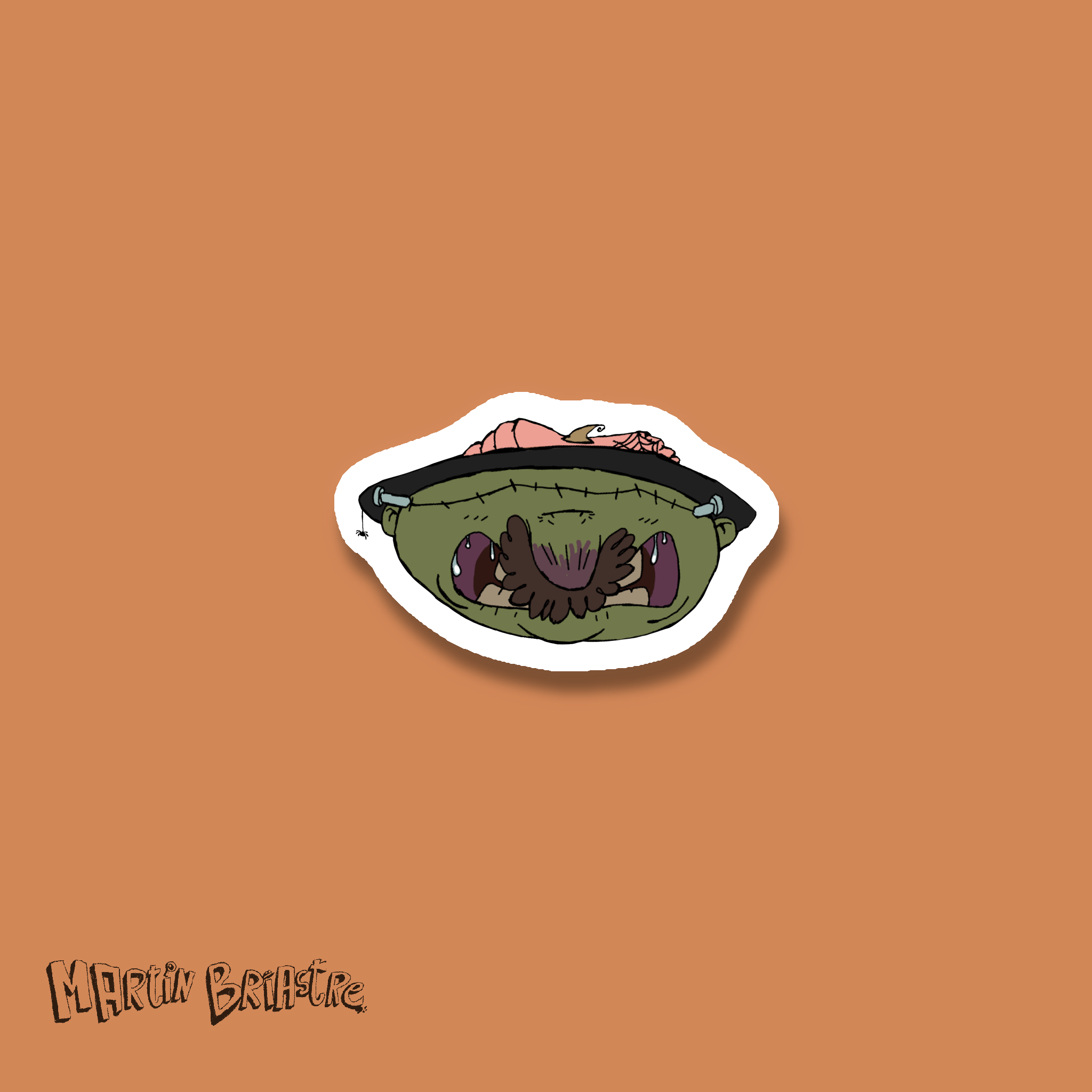 Sticker Marcel zombie