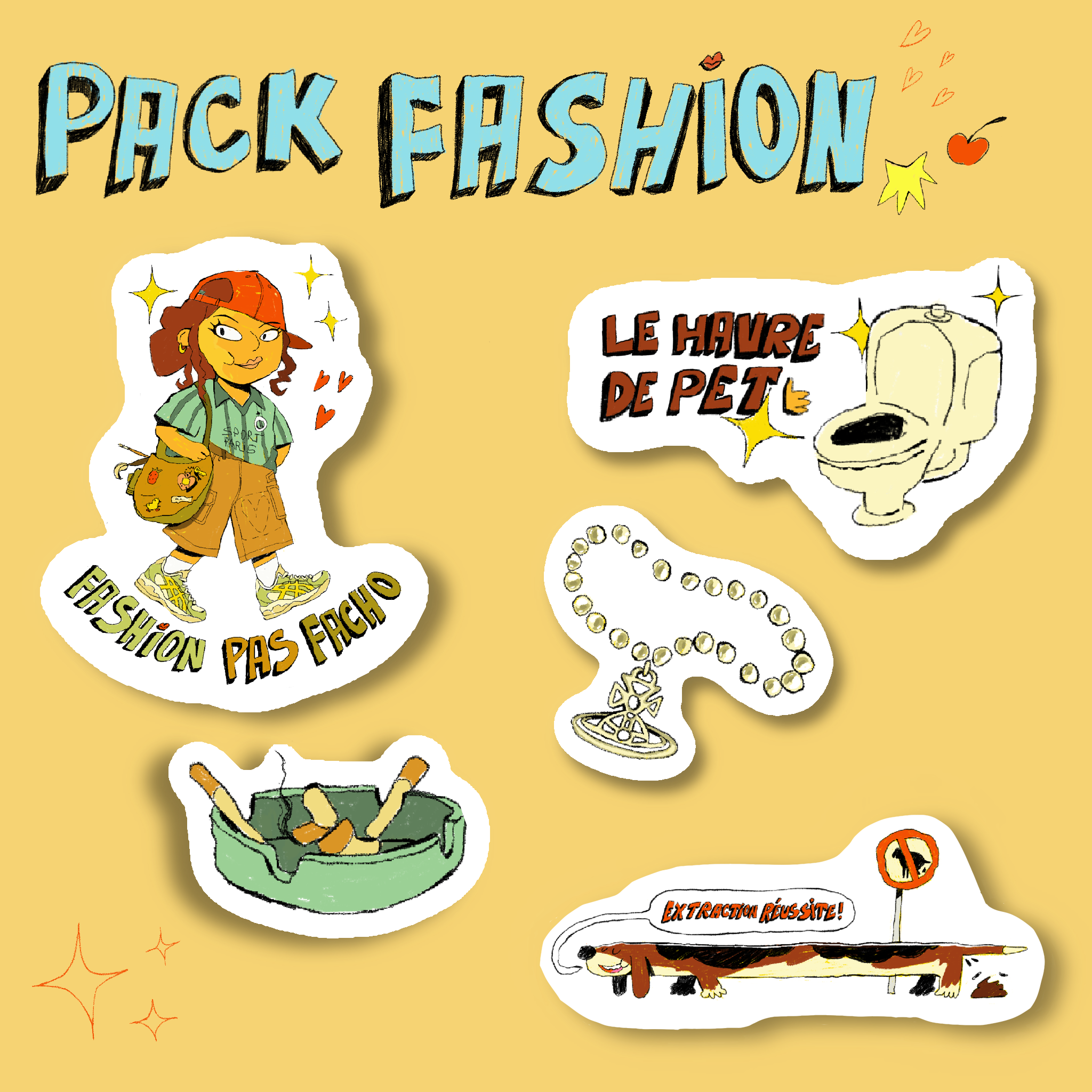 Pack Fashion Stickers