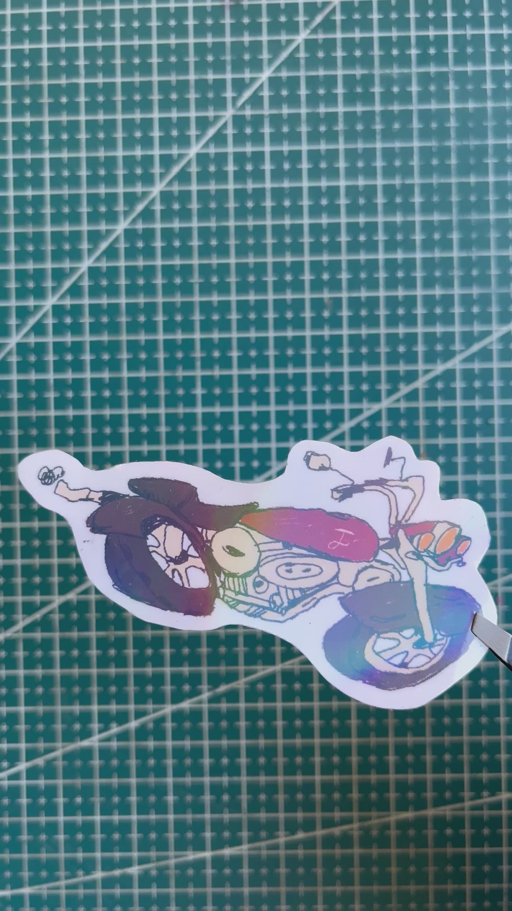 Sticker moto