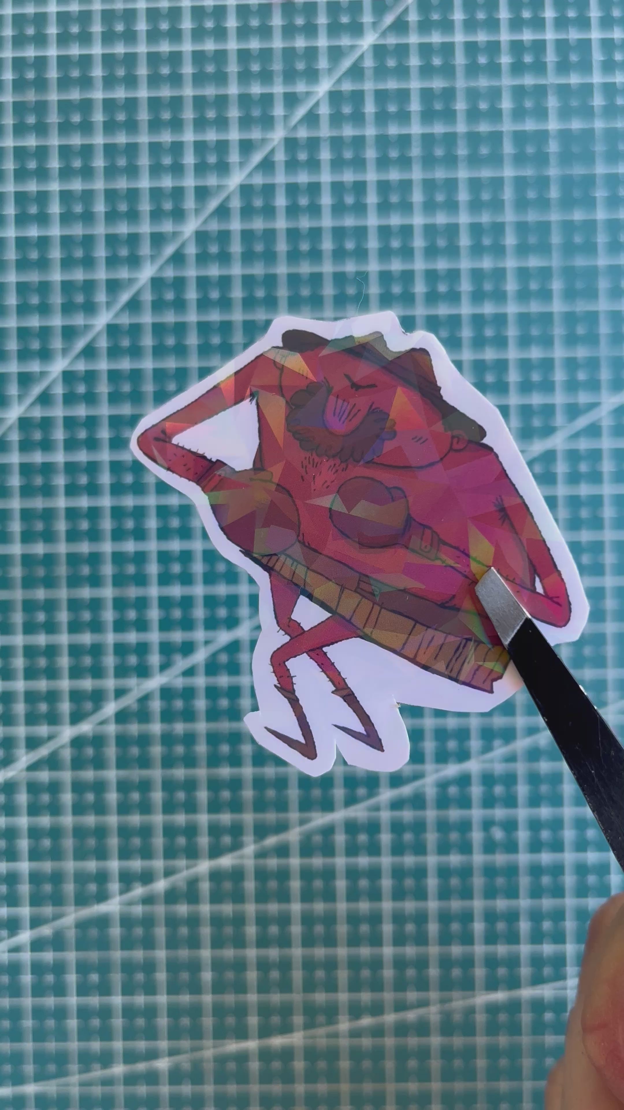 Sticker Marcel bagarre